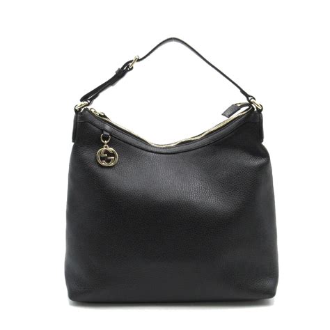 brand new gucci black leather handbag 449711|gucci handbags black leather small.